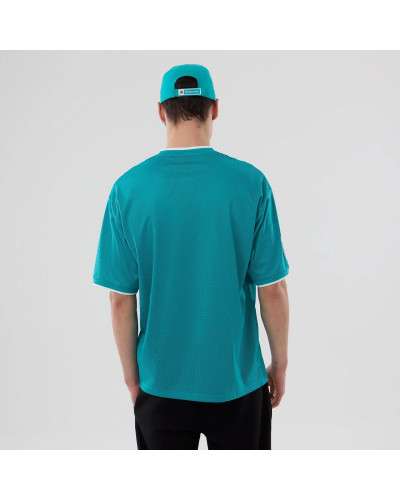 T-shirt Oversize en Mesh Miami Dolphins NFL Turquoise