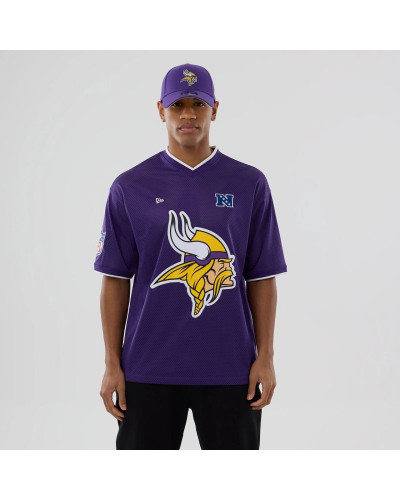 T-shirt Oversize en Mesh Minnesota Vikings NFL Violet