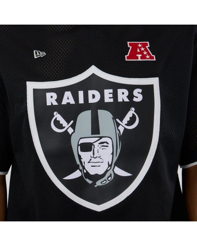 T-shirt Oversize en Mesh Las Vegas Raiders NFL Noir