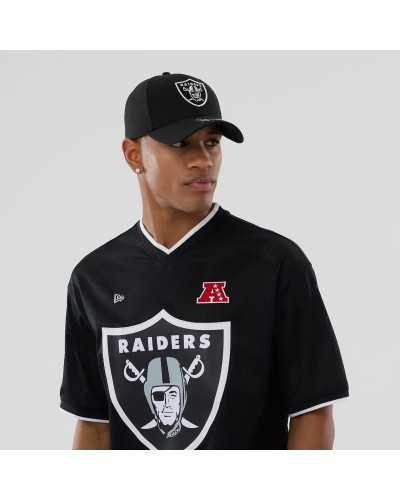 T-shirt Oversize en Mesh Las Vegas Raiders NFL Noir