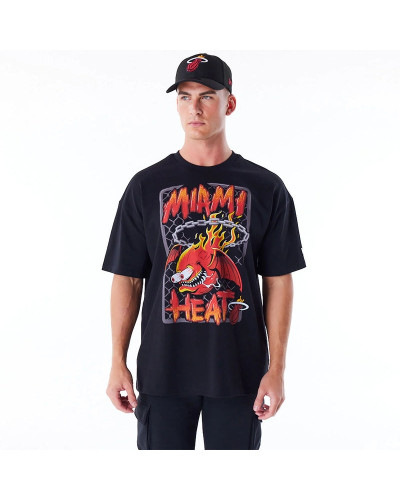 T-Shirt New era Miami Heat NBA Graphic