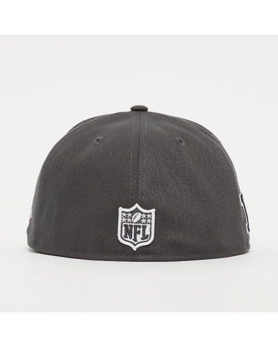 Casquette New Era 59FIFTY NFL New Orleans Saints Graphite Sidepatch 59fifty Limited