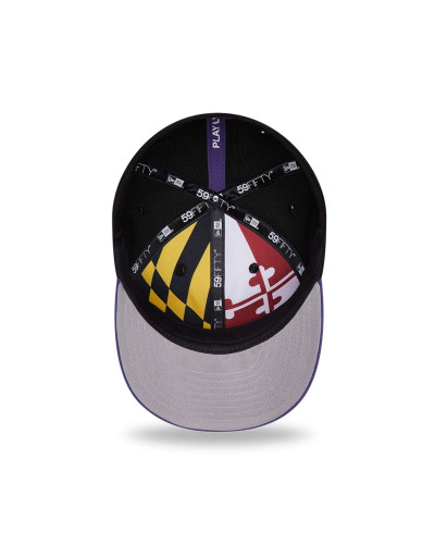 Casquette New Era 59FIFTY Fitted Draft 2026 Baltimore Ravens NFL Noir