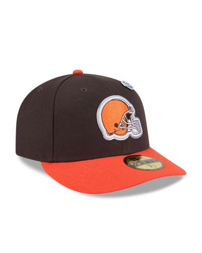 Casquette New Era 59FIFTY Fitted Draft 2026 Cleveland Browns NFL Marron Foncé