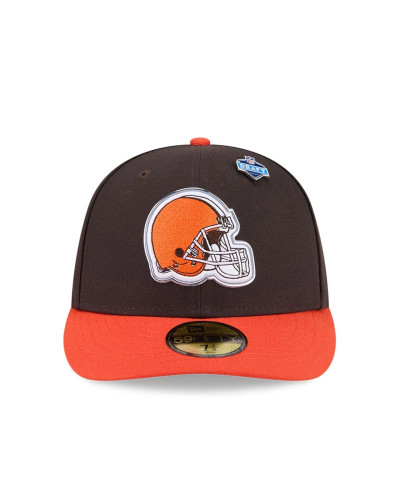 Casquette New Era 59FIFTY Fitted Draft 2026 Cleveland Browns NFL Marron Foncé