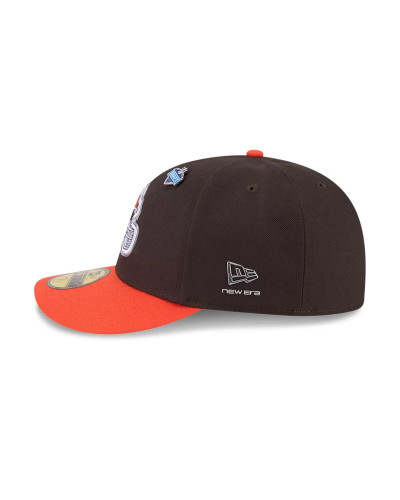 Casquette New Era 59FIFTY Fitted Draft 2026 Cleveland Browns NFL Marron Foncé