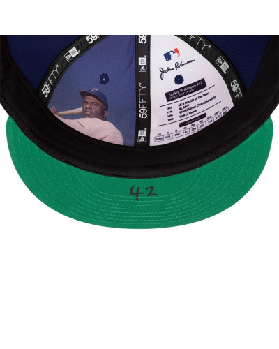 Casquette New Era 59FIFTY Fitted LA Dodgers Jackie Robinson MLB Bleu Foncé