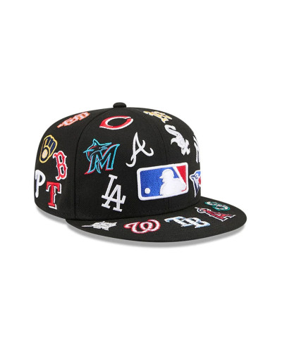 Casquette New Era 59FIFTY Fitted MLB All Over Noir