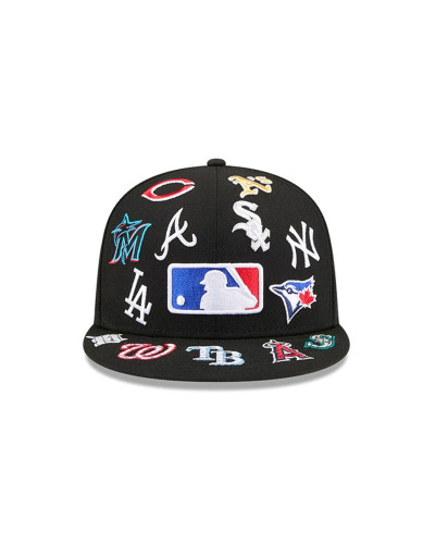 Casquette New Era 59FIFTY Fitted MLB All Over Noir