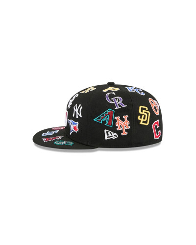 Casquette New Era 59FIFTY Fitted MLB All Over Noir