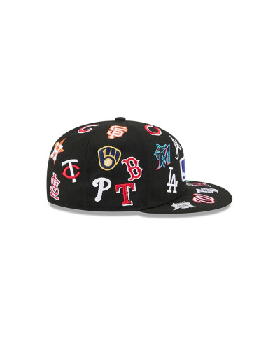 Casquette New Era 59FIFTY Fitted MLB All Over Noir