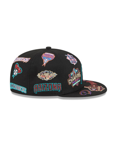 Casquette New Era 59FIFTY Fitted Arizona Diamondbacks MLB All Over Team