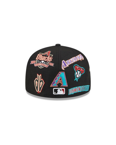 Casquette New Era 59FIFTY Fitted Arizona Diamondbacks MLB All Over Team