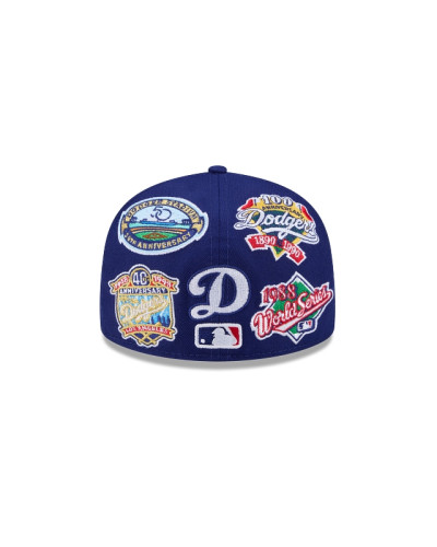 Casquette New Era 59FIFTY Fitted Los Angeles Dodgers MLB All Over Team