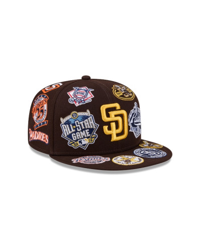 Casquette New Era 59FIFTY Fitted San Diego Padres MLB All Over Team