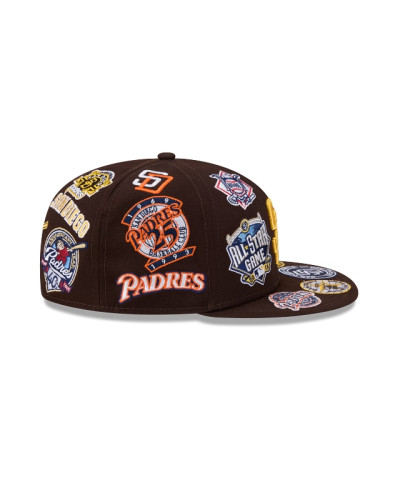 Casquette New Era 59FIFTY Fitted San Diego Padres MLB All Over Team