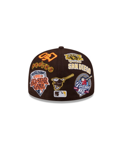 Casquette New Era 59FIFTY Fitted San Diego Padres MLB All Over Team