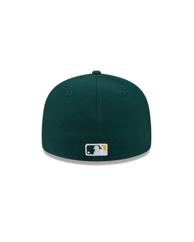 Casquette New Era 59FIFTY Fitted Athletics MLB Hidden Hit Vert foncé