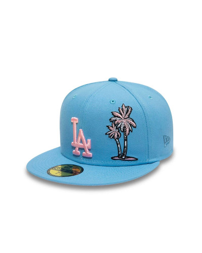 Casquette New Era 59FIFTY Fitted LA Dodgers Palm Taco Blue