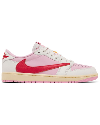 Travis Scott x Air Jordan 1 Retro Low OG 'Sail Tropical Pink'