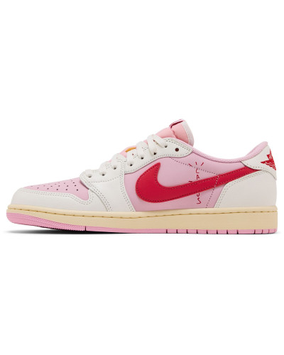 Travis Scott x Air Jordan 1 Retro Low OG 'Sail Tropical Pink'