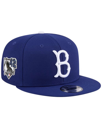 Casquette 9FIFTY Snapback Brooklyn Dodgers  Jackie Robinson Day Bleue