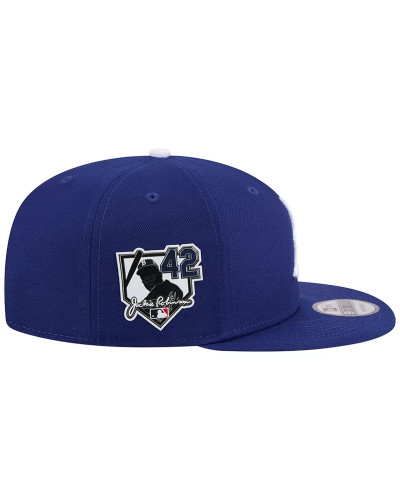 Casquette 9FIFTY Snapback Brooklyn Dodgers  Jackie Robinson Day Bleue