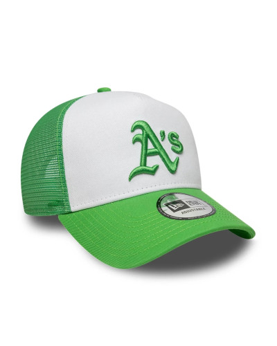 Casquette New Era 9FORTY A-Frame Trucker League Essential Athletics MLB Vert