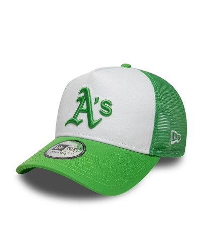 Casquette New Era 9FORTY A-Frame Trucker League Essential Athletics MLB Vert