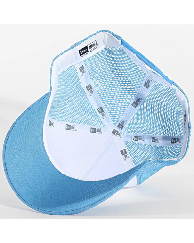 Casquette New Era 9FORTY A-Frame Trucker NY New York Yankees Bleu Clair Blanc