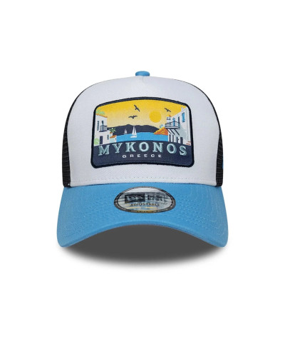 Casquette New Era 9FORTY A-Frame Trucker  Location Bleu