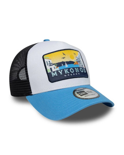 Casquette New Era 9FORTY A-Frame Trucker  Location Bleu