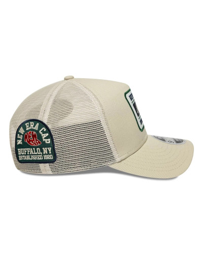 Casquette New Era 9FORTY M-Crown A-Frame Multi Patch New Era Crème
