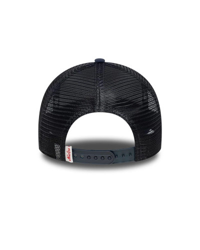 Casquette New Era 9FORTY A-Frame Trucker Patch Oval Bleu Marine