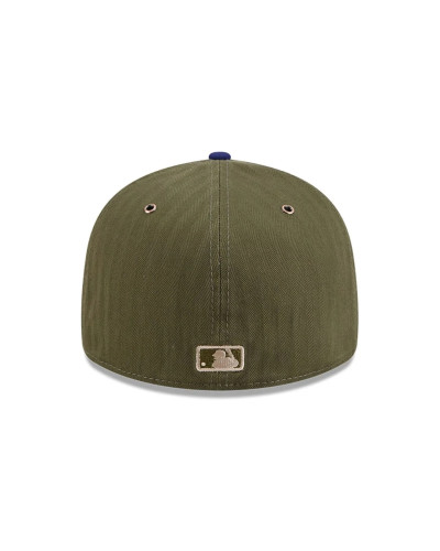 Casquette New Era 59FIFTY Fitted LA Dodgers MLB Three Looms American Herringbone Vert