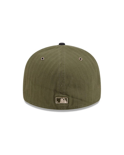 Casquette New Era 59FIFTY Fitted New York Yankees MLB Three Looms American Herringbone Vert