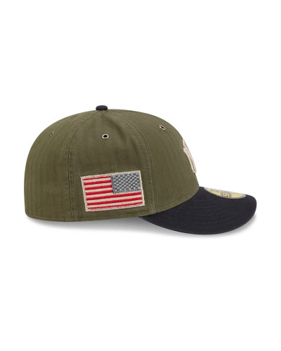 Casquette New Era 59FIFTY Fitted New York Yankees MLB Three Looms American Herringbone Vert