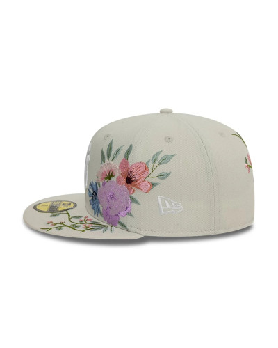 Casquette New Era 59FIFTY Fitted New York Yankees MLB Floral Crème