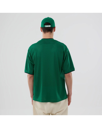 T-shirt New Era Oversize en Mesh Boston Celtics NBA Vert