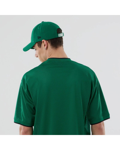 T-shirt New Era Oversize en Mesh Boston Celtics NBA Vert