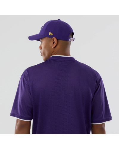 T-shirt New Era Oversize en Mesh LA Lakers NBA Violet