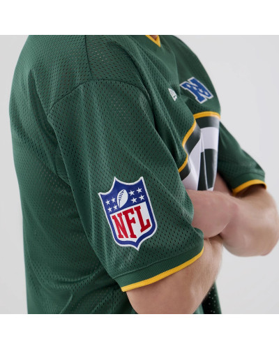 T-shirt New Era Oversize en Mesh Green Bay Packers NFL Vert foncé