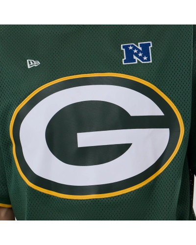 T-shirt New Era Oversize en Mesh Green Bay Packers NFL Vert foncé