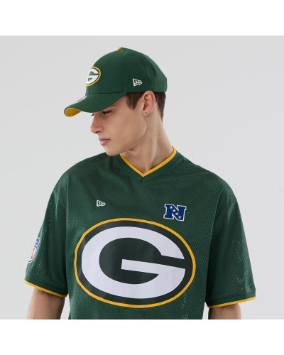 T-shirt New Era Oversize en Mesh Green Bay Packers NFL Vert foncé