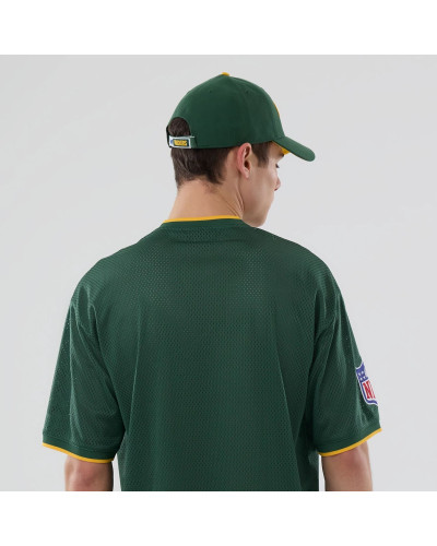 T-shirt New Era Oversize en Mesh Green Bay Packers NFL Vert foncé