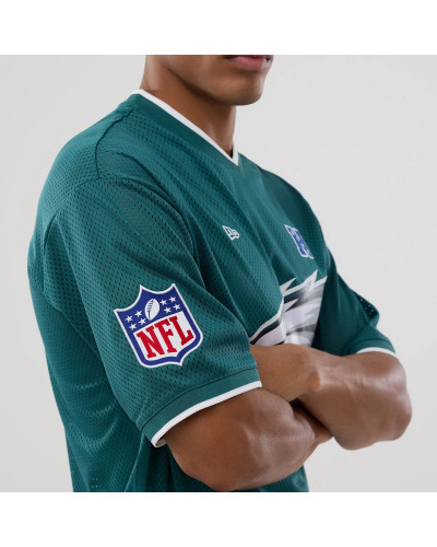 T-shirt New Era Oversize en Mesh Philadelphia Eagles NFL Vert foncé
