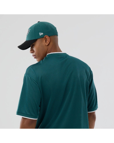 T-shirt New Era Oversize en Mesh Philadelphia Eagles NFL Vert foncé