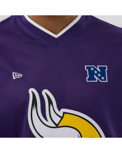 T-shirt New Era Oversize en Mesh Minnesota Vikings NFL Violet