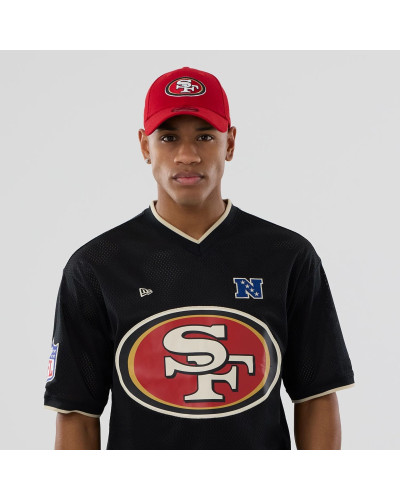 T-shirt Oversize en Mesh San Francisco 49ers NFL Noir