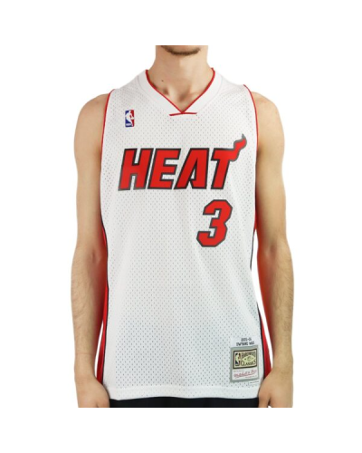 MAILLOT NBA WHITE MIAMI HEAT 2005 DWYANE WADE